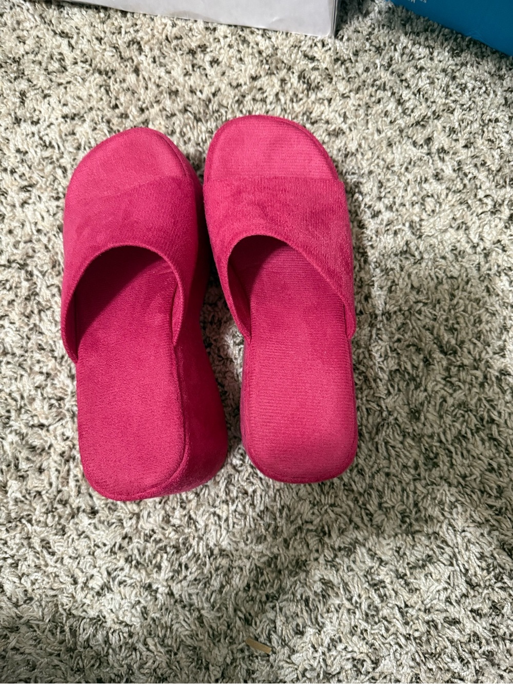Plush Pink Slide-On Women's Comfort Slippers